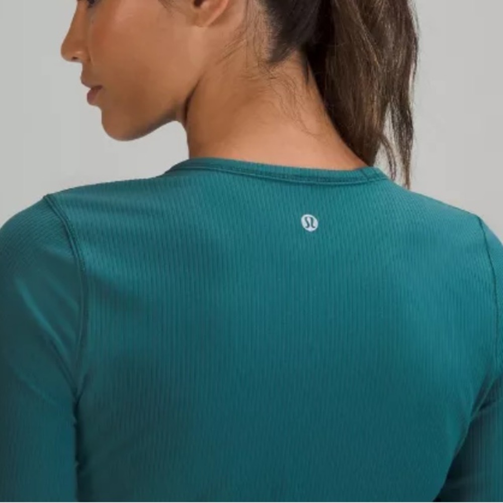 NWT Lululemon Athletica All It Takes Ribbed Nulu Long-Sleeve Shirt - Picture 6 of 9